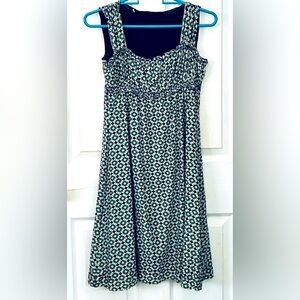 Black Smocked Sleeveless Mini Dress